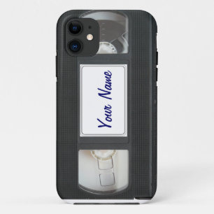 おもしろいなヴィンテージ80sレトロVHSのカセットテープのiPhone iPhone 11 ケース