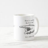 おもしろいなヴィンテージ"いかに誰かを忙しい保ちますか。" コーヒーマグカップ (正面右)