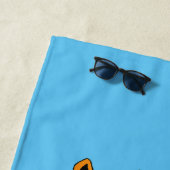 おもしろいな乗馬の馬 ビーチタオル (インサイチュ)