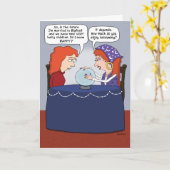 おもしろいな互い違いの未来の母の日 カード (黄色い花)