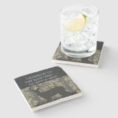 おもしろいな人のシカの狩りの迷彩柄のコースター ストーンコースター (横)