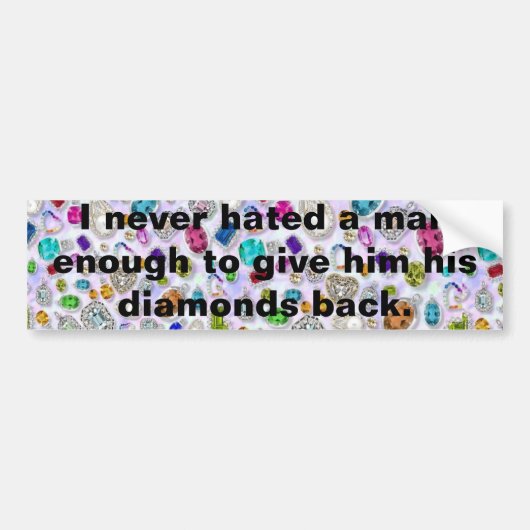 おもしろいな人の引用文 バンパーステッカー (正面)