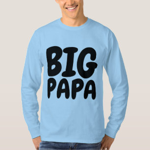 おもしろいな人のTシャツ、大きいパパ Tシャツ