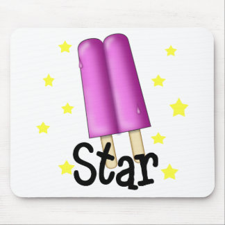 おもしろいな人気歌手の女の子 マウスパッド