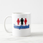 おもしろいな人間関係の状態 コーヒーマグカップ (左)