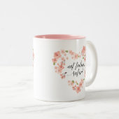 おもしろいな今日Satanの花のマグ ツートーンマグカップ (正面右)