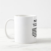 おもしろいな仕事のマグ コーヒーマグカップ (左)