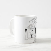 おもしろいな仕事場のマグ コーヒーマグカップ (正面左)