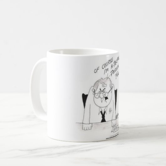 おもしろいな仕事場のマグ コーヒーマグカップ