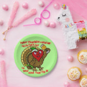 おもしろいな休日によってトルコの飲まれるハート ペーパープレート (パーティー)