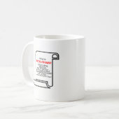 おもしろいな会計士であることは自転車の乗車のようです コーヒーマグカップ (正面左)