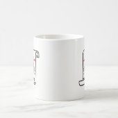 おもしろいな会計士であることは自転車の乗車のようです コーヒーマグカップ (中央)