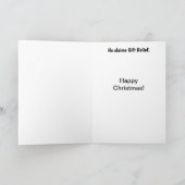 おもしろいな会計士のクリスマスカードのサンタ税の冗談 シーズンカード (内部)