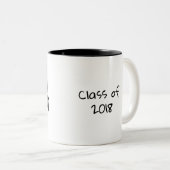 おもしろいな会計士の卒業のマグ ツートーンマグカップ (正面右)