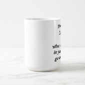 おもしろいな作家のブロックの小声のマグ コーヒーマグカップ (中央)