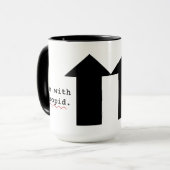 おもしろいな侮辱愚かなスペル・チェックとのIm マグカップ (正面左)