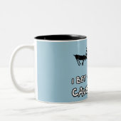 おもしろいな侮辱 ツートーンマグカップ (左)