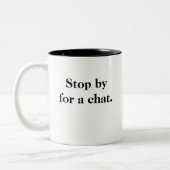 おもしろいな保健及び安全性のやる気を起こさせるな引用文 ツートーンマグカップ (左)