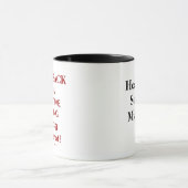 おもしろいな保健及び安全性は私の人生の立ちますです! マグカップ (中央)