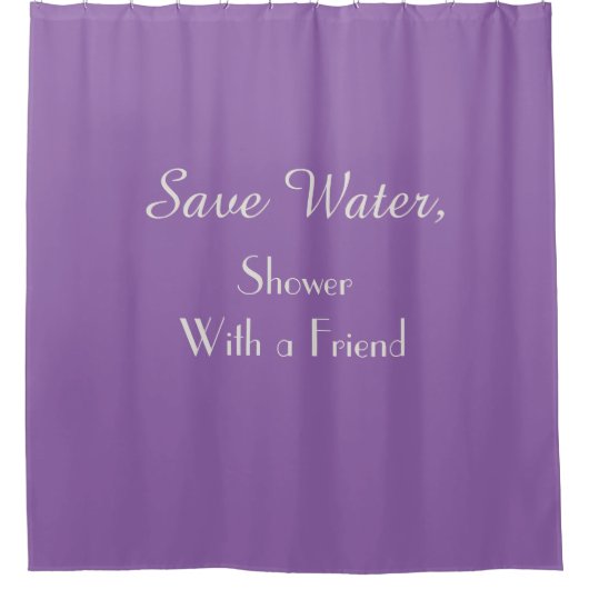 おもしろいな保存水紫色の蘭のシャワー・カーテン シャワーカーテン (正面)