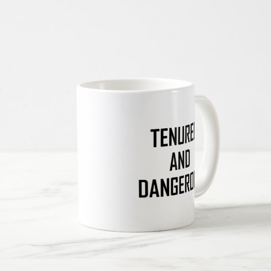 おもしろいな保有権があり、危ない先生 コーヒーマグカップ (正面右)