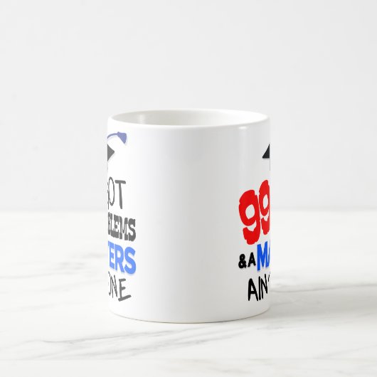 おもしろいな修士号の卒業のコーヒー・マグのギフト コーヒーマグカップ (中央)