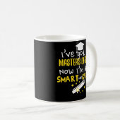 おもしろいな修士号の卒業のコーヒー・マグ コーヒーマグカップ (正面右)