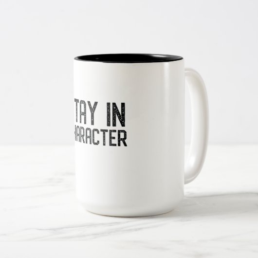 おもしろいな俳優の女優の戯曲ブロードウェイのミュージカルシアター ツートーンマグカップ (正面右)