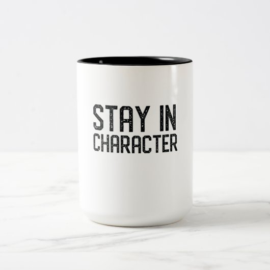 おもしろいな俳優の女優の戯曲ブロードウェイのミュージカルシアター ツートーンマグカップ (中央)