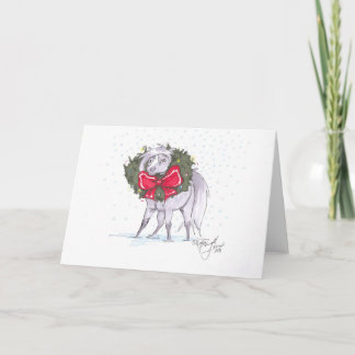 おもしろいな側面のクリスマスの応援 シーズンカード