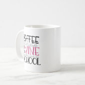 おもしろいな先生のコーヒー・マグ コーヒーマグカップ (正面左)