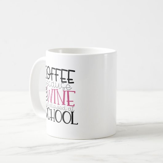 おもしろいな先生のコーヒー・マグ コーヒーマグカップ (正面左)