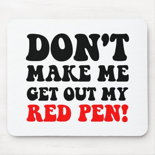 おもしろいな先生 マウスパッド (正面)