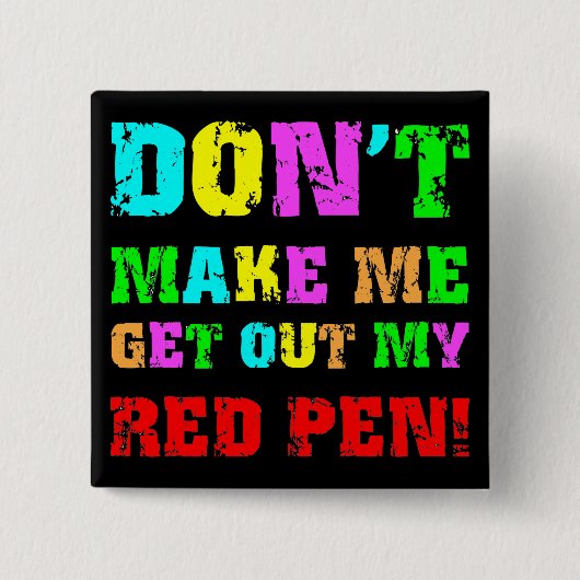 おもしろいな先生 缶バッジ (正面)