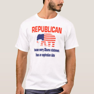 おもしろいな共和党のオバマ Tシャツ