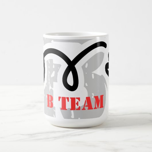 おもしろいな冗談を用いるユーモアのあるなバドミントンのコーヒー・マグ コーヒーマグカップ (中央)