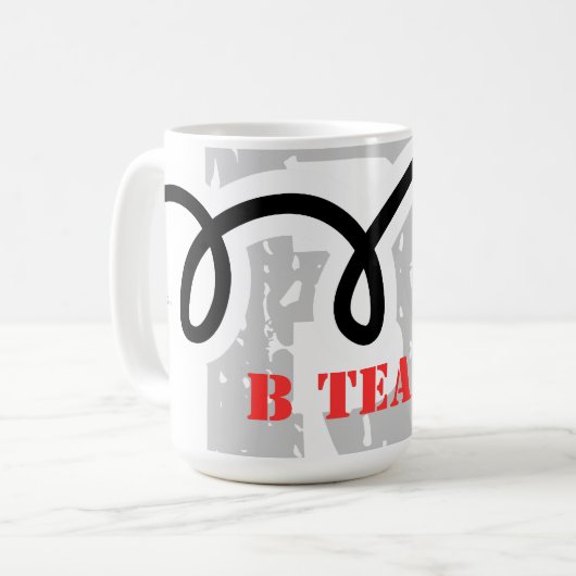 おもしろいな冗談を用いるユーモアのあるなバドミントンのコーヒー・マグ コーヒーマグカップ (正面左)