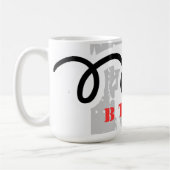 おもしろいな冗談を用いるユーモアのあるなバドミントンのコーヒー・マグ コーヒーマグカップ (左)