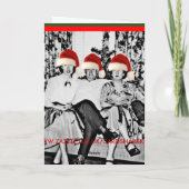 おもしろいな写真のクリスマス シーズンカード (裏面)