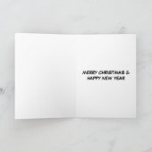 おもしろいな写真のクリスマス シーズンカード (内部)