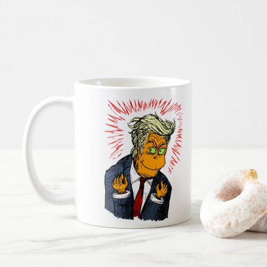 おもしろいな切札のクリスマスのコーヒー・マグ コーヒーマグカップ (ドーナツ)