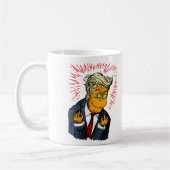 おもしろいな切札のクリスマスのコーヒー・マグ コーヒーマグカップ (左)