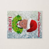 おもしろいな切札の"メリークリスマスの敗者" ジグソーパズル (横)