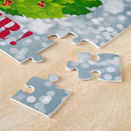おもしろいな切札の"メリークリスマスの敗者" ジグソーパズル (側面)