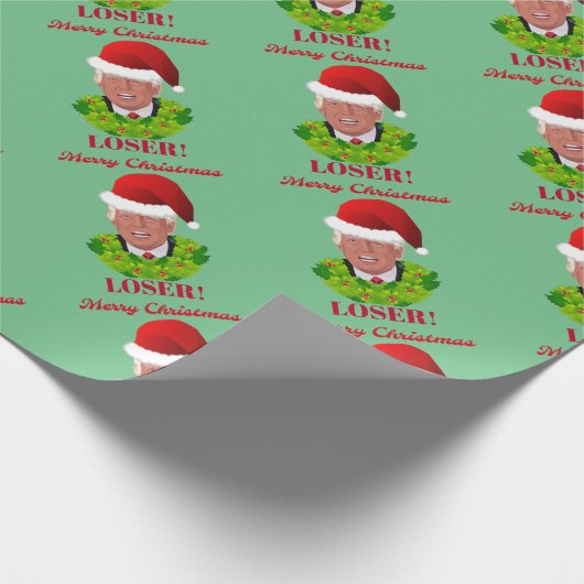 おもしろいな切札の"メリークリスマスの敗者" ラッピングペーパー (角)