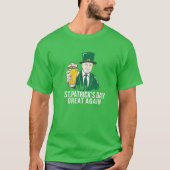 おもしろいな切札のSt patricks dayのアイルランド人のTシャツ Tシャツ (正面)