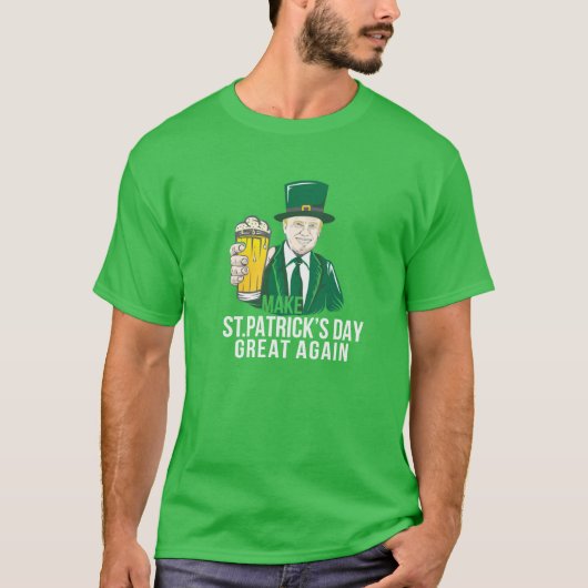 おもしろいな切札のSt patricks dayのアイルランド人のTシャツ Tシャツ (正面)