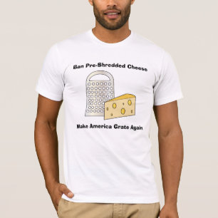 おもしろいな切札はアメリカに素晴らしい(火格子の)チーズをします Tシャツ