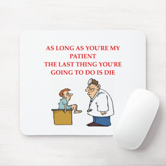 おもしろいな医者の冗談 マウスパッド (マウス)