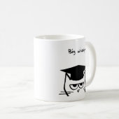 おもしろいな卒業のギフト-猫は印象づけられません コーヒーマグカップ (正面右)